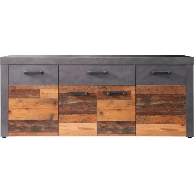 TRENDTEAM Indy Sideboard - Style Industriel Moderne - Publicité TRENDTEAM Indy Sideboard - Style Industriel Moderne - Publicité