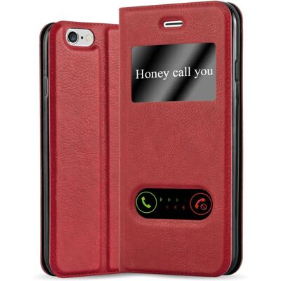 Coque de Protection Rouge Safran Oppo A53 avec 2 Fenêtres - Publicité Coque de Protection Rouge Safran Oppo A53 avec 2 Fenêtres - Publicité