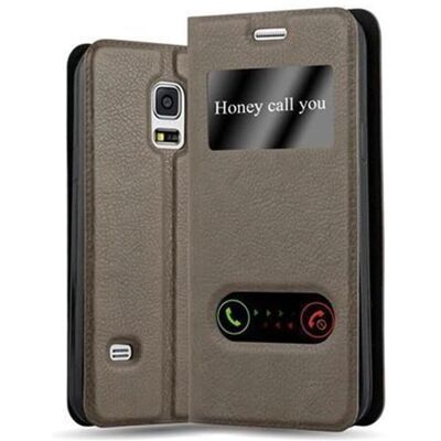 Samsung Galaxy S5 NEO Hülle - Sichtfenster - Schwarz Samsung Galaxy S5 NEO Hülle - Sichtfenster - Schwarz