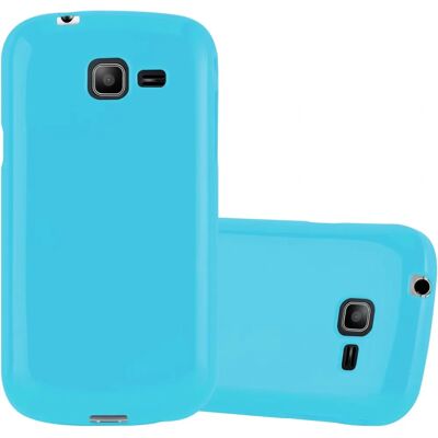 Cadorabo Ultra dünner Hellblauer Jelly TPU Handyhülle - Stoßfester Schutz Cadorabo Ultra dünner Hellblauer Jelly TPU Handyhülle - Stoßfester Schutz