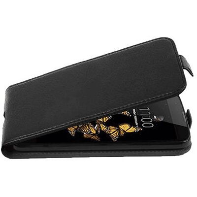 Cadorabo LG K8 2016 Flip Hülle - Schwarz Oxid Cadorabo LG K8 2016 Flip Hülle - Schwarz Oxid