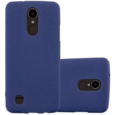 Cadorabo LG K4 2017 Hülle Dunkel Blau Frost TPU Cadorabo LG K4 2017 Hülle Dunkel Blau Frost TPU