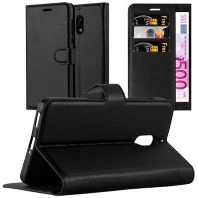 Nokia 6 2017 Hülle - Schutzcase mit Kartenfächern & Standfunktion Schwarz Nokia 6 2017 Hülle - Schutzcase mit Kartenfächern & Standfunktion Schwarz