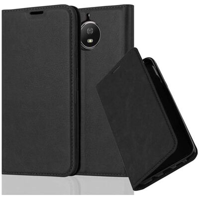 Motorola MOTO G5S Hülle - Schutz mit Ständer & Kartenfach - Nacht Schwarz Motorola MOTO G5S Hülle - Schutz mit Ständer & Kartenfach - Nacht Schwarz