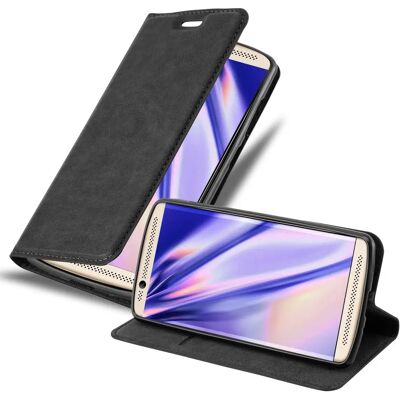 ZTE Axon 7 Mini Schutzhülle - Nacht Schwarz mit Ständer & Kartenfach ZTE Axon 7 Mini Schutzhülle - Nacht Schwarz mit Ständer & Kartenfach