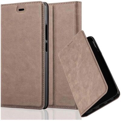 Étui Livre ZTE Nubia Z9 MAX Marron Café - Housse Magnétique - Publicité Étui Livre ZTE Nubia Z9 MAX Marron Café - Housse Magnétique - Publicité