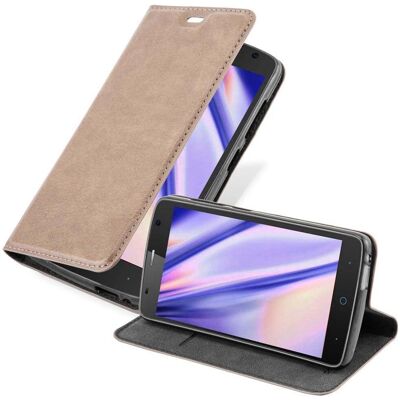 ZTE Marke L5 Plus Kaffee Braun Schlank Buchhülle - Schutz & Ständer ZTE Marke L5 Plus Kaffee Braun Schlank Buchhülle - Schutz & Ständer