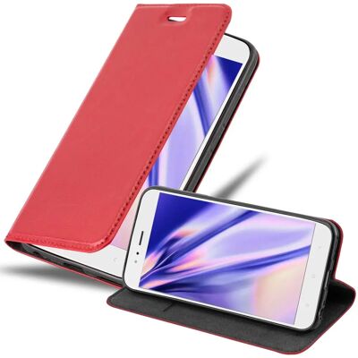 Funda Cadorabo Xiaomi Mi A1 / Mi 5X - Rojo, Soporte, Tarjetero Funda Cadorabo Xiaomi Mi A1 / Mi 5X - Rojo, Soporte, Tarjetero