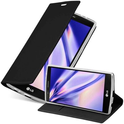 Cadorabo LG G4 / G4 PLUS Matte Schwarz Hülle mit Kartenfach Cadorabo LG G4 / G4 PLUS Matte Schwarz Hülle mit Kartenfach