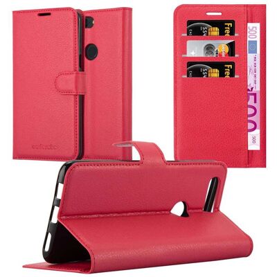 Coque Flip Rouge Cadorabo pour OnePlus 5T - Étui Livre Élégant - Publicité Coque Flip Rouge Cadorabo pour OnePlus 5T - Étui Livre Élégant - Publicité