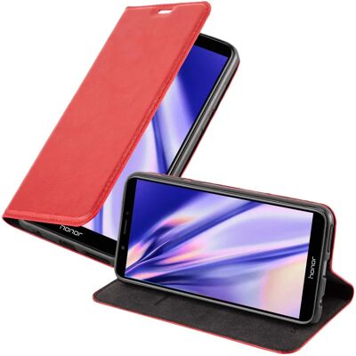Honor 7C / Huawei Y7 2018 Hülle - Schutzcover mit Ständer & Kartenfach - Apple Rot Honor 7C / Huawei Y7 2018 Hülle - Schutzcover mit Ständer & Kartenfach - Apple Rot