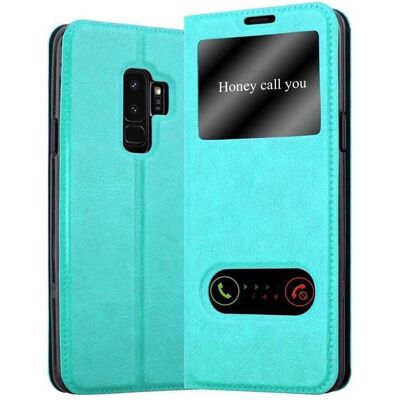 Coque Samsung Galaxy S9 PLUS - Turquoise Menthe - Étui - Publicité Coque Samsung Galaxy S9 PLUS - Turquoise Menthe - Étui - Publicité