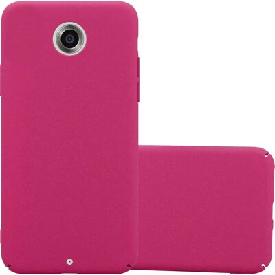 Coque Protectrice Frosted Rose pour Motorola Google NEXUS 6 - Résistante aux chocs - Publicité Coque Protectrice Frosted Rose pour Motorola Google NEXUS 6 - Résistante aux chocs - Publicité