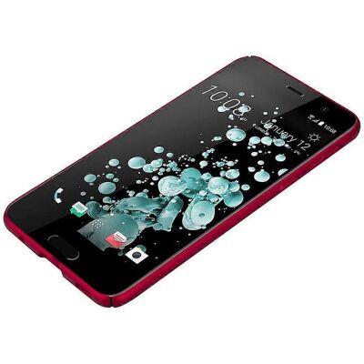 Cadorabo Metall Rot HTC U PLAY Schutzhülle - Hartcase Cadorabo Metall Rot HTC U PLAY Schutzhülle - Hartcase
