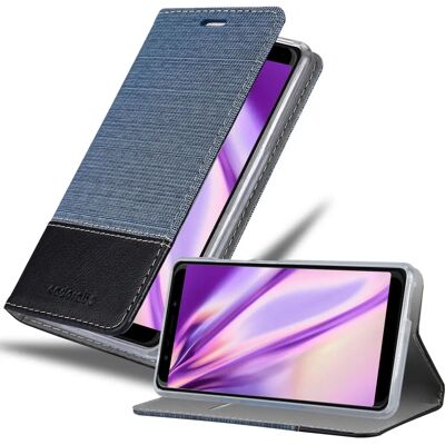 WIKO VIEW GO Jeans Stil Handytasche mit Ständer WIKO VIEW GO Jeans Stil Handytasche mit Ständer