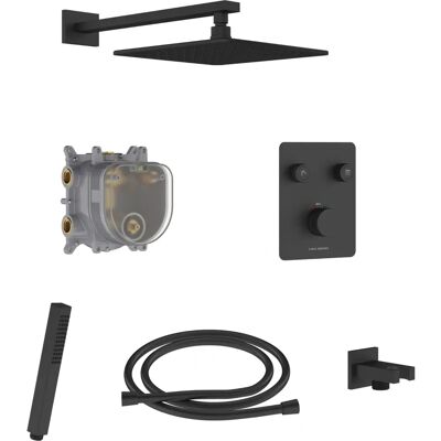 Chris Bergen - Aquatronic - Schwarz matt - Shower system Chris Bergen - Aquatronic - Schwarz matt - Shower system