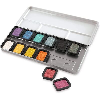 Finetec Regenbogen Perlmutt-Aquarelle - Aquarellfarben Finetec Regenbogen Perlmutt-Aquarelle - Aquarellfarben
