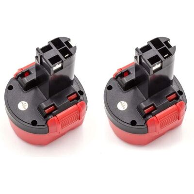 vhbw 2x Batería NiMH 1500mAh 9.6V para Herramientas Bosch vhbw 2x Batería NiMH 1500mAh 9.6V para Herramientas Bosch