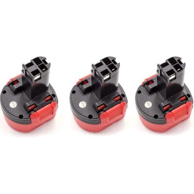 Batería vhbw Bosch 9.6V - 1500mAh NiMH - Pack de 3 Batería vhbw Bosch 9.6V - 1500mAh NiMH - Pack de 3