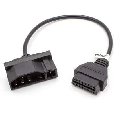 vhbw OBD Adapter 7Pin-OBD1 to OBD2 compatible with Ford - 14 cm Black vhbw OBD Adapter 7Pin-OBD1 to OBD2 compatible with Ford - 14 cm Black