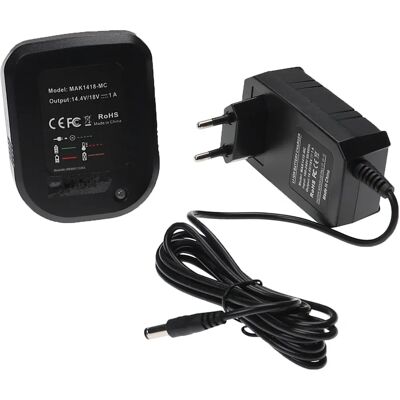 Caricabatterie vhbw 14,4V Nero per strumenti Li-ion Caricabatterie vhbw 14,4V Nero per strumenti Li-ion