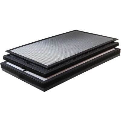 Set de filtros de aire vhbw 3 piezas - HEPA, carbón, fotocatalizador - compatible con Baren B-785, B-H03, B-783 Set de filtros de aire vhbw 3 piezas - HEPA, carbón, fotocatalizador - compatible con Baren B-785, B-H03, B-783