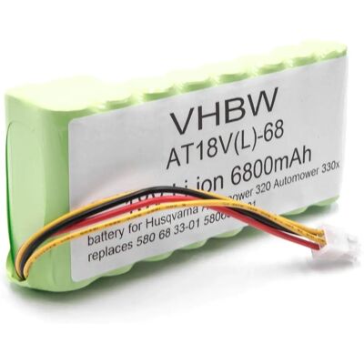 vhbw Batteria Husqvarna Automower - 6800mAh, 18V, Blu - Robot Tagliaerba vhbw Batteria Husqvarna Automower - 6800mAh, 18V, Blu - Robot Tagliaerba