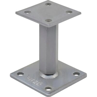 Pitzl PTP easy - Supporto per palo, Acciaio, Regolabile, Fissaggi versatili Pitzl PTP easy - Supporto per palo, Acciaio, Regolabile, Fissaggi versatili