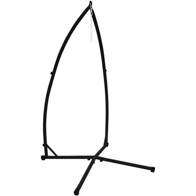 Struttura di supporto in metallo per sedia sospesa di ECD Germany - 208 cm - Nero - Supporta fino a 120 kg - Per interno e esterno Struttura di supporto in metallo per sedia sospesa di ECD Germany - 208 cm - Nero - Supporta fino a 120 kg - Per interno e esterno