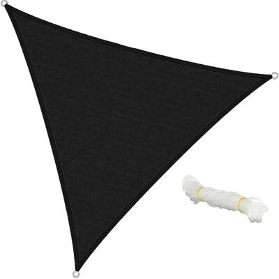 ECD Germany - Telo Ombreggiante - Antracite - 3,6x3,6m - Triangolare - Protezione UV ECD Germany - Telo Ombreggiante - Antracite - 3,6x3,6m - Triangolare - Protezione UV