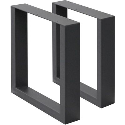 ECD Germany 2x Gambe in Acciaio - Stile Industriale - Set di 2 ECD Germany 2x Gambe in Acciaio - Stile Industriale - Set di 2