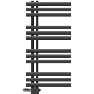 Luxebath Radiatore da Bagno Iron EM 500 x 1000 mm Antracite - Connessione Centrale Luxebath Radiatore da Bagno Iron EM 500 x 1000 mm Antracite - Connessione Centrale