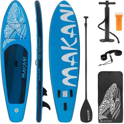 Makani Ilmalla täytettävä SUP - Sininen - 320x82x15cm Makani Ilmalla täytettävä SUP - Sininen - 320x82x15cm