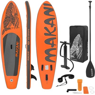 ECD Germany Aufblasbare Paddle-Board - 320cm Orange - Allround ECD Germany Aufblasbare Paddle-Board - 320cm Orange - Allround