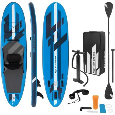 ECD Germany Aufblasbare Paddle-Board mit Sitz - Blau - 305x78x15 cm ECD Germany Aufblasbare Paddle-Board mit Sitz - Blau - 305x78x15 cm