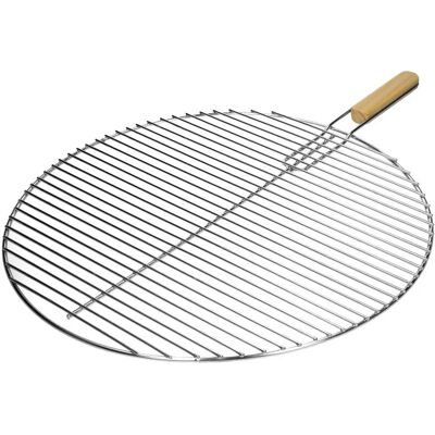 ECD Germany Nierdzewna Grilla na Równoważniu z Drewnianą Rączką - ø 54,5cm ECD Germany Nierdzewna Grilla na Równoważniu z Drewnianą Rączką - ø 54,5cm