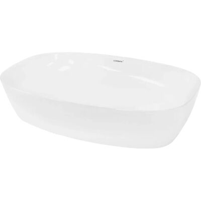 Lavabo ovale in ceramica bianca ECD GERMANY - Lavandino bagno Lavabo ovale in ceramica bianca ECD GERMANY - Lavandino bagno