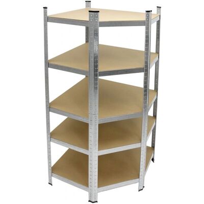 Sgabello angolare zincato ECD GERMANY - 180x70x70cm - Stoccaggio pesante Sgabello angolare zincato ECD GERMANY - 180x70x70cm - Stoccaggio pesante