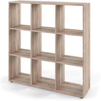 Separador de ambientes Vicco Nove - 9 compartimentos, Sonoma, 104 x 108 cm Separador de ambientes Vicco Nove - 9 compartimentos, Sonoma, 104 x 108 cm