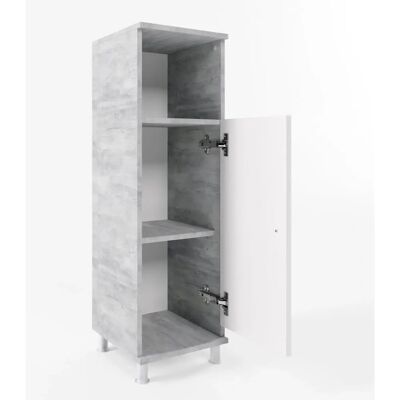 Armario de baño Fynn de Vicco - Hormigón 30x95 cm Armario de baño Fynn de Vicco - Hormigón 30x95 cm