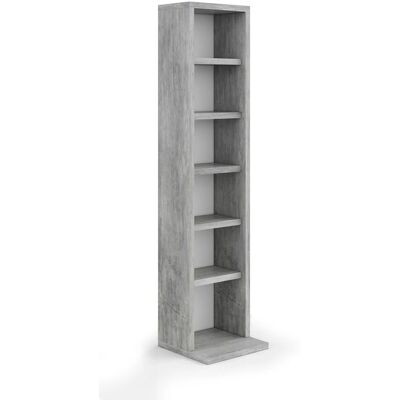 Estante de pared Vicco - 6 estantes abiertos - Ajustable - Organizador de CD/DVD Estante de pared Vicco - 6 estantes abiertos - Ajustable - Organizador de CD/DVD