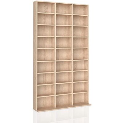 Vicco Sonoma 102 x 178 cm Regal - CD, DVD, Blu-ray Aufbewahrung Vicco Sonoma 102 x 178 cm Regal - CD, DVD, Blu-ray Aufbewahrung