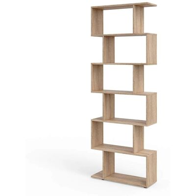 Vicco - Scaffale divisorio Levio Sonoma - Design zigzag moderno Vicco - Scaffale divisorio Levio Sonoma - Design zigzag moderno