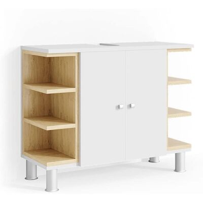 Mueble de baño Vicco Aquis - Diseño moderno con almacenamiento Mueble de baño Vicco Aquis - Diseño moderno con almacenamiento