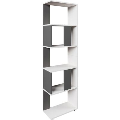 Vicco - Separador de ambientes 45cm Antracita/Blanco 5 compartimentos Vicco - Separador de ambientes 45cm Antracita/Blanco 5 compartimentos