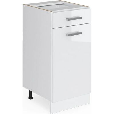Vicco - Modulares Küchenschrank R-Line Hochglanz Weiß 40cm Vicco - Modulares Küchenschrank R-Line Hochglanz Weiß 40cm