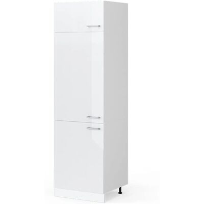 Vicco - Placard de cuisine modulaire 60cm Blanc Brillant - Type de Cuisine - Publicité Vicco - Placard de cuisine modulaire 60cm Blanc Brillant - Type de Cuisine - Publicité