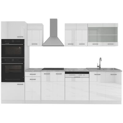 Cuisine Vicco R-Line 300cm Blanc Brillant - Meubles de Cuisine - Publicité Cuisine Vicco R-Line 300cm Blanc Brillant - Meubles de Cuisine - Publicité
