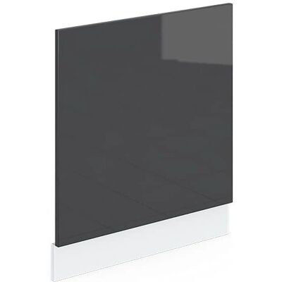Vicco - Küchentür Front R-Line 60cm Weiß/Anthrazit Hochglanz Modern Vicco - Küchentür Front R-Line 60cm Weiß/Anthrazit Hochglanz Modern