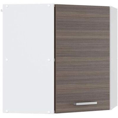 Vicco - Eckwandregal 57cm Weiß/Grau Modern Vicco - Eckwandregal 57cm Weiß/Grau Modern